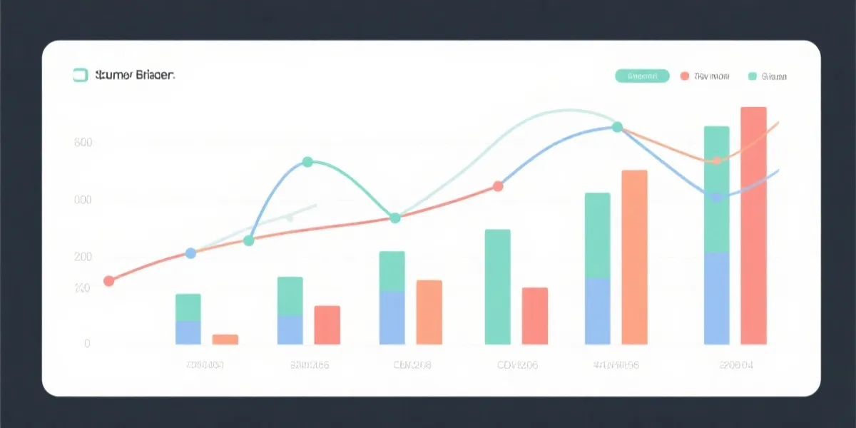 数据走势示意图